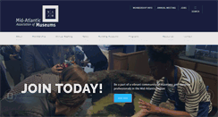 Desktop Screenshot of midatlanticmuseums.org
